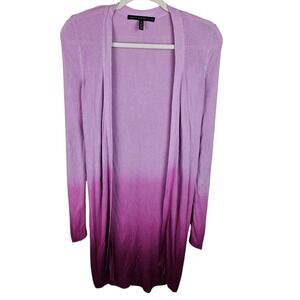 White House‎ Black Market Purple Ombre Duster Cardigan Sweater M